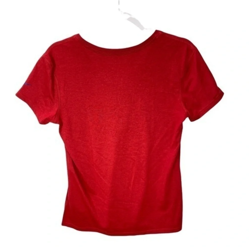 Nike NFL Giants Dri-Fit Red‎ V-Neck Short Sleeve Tee