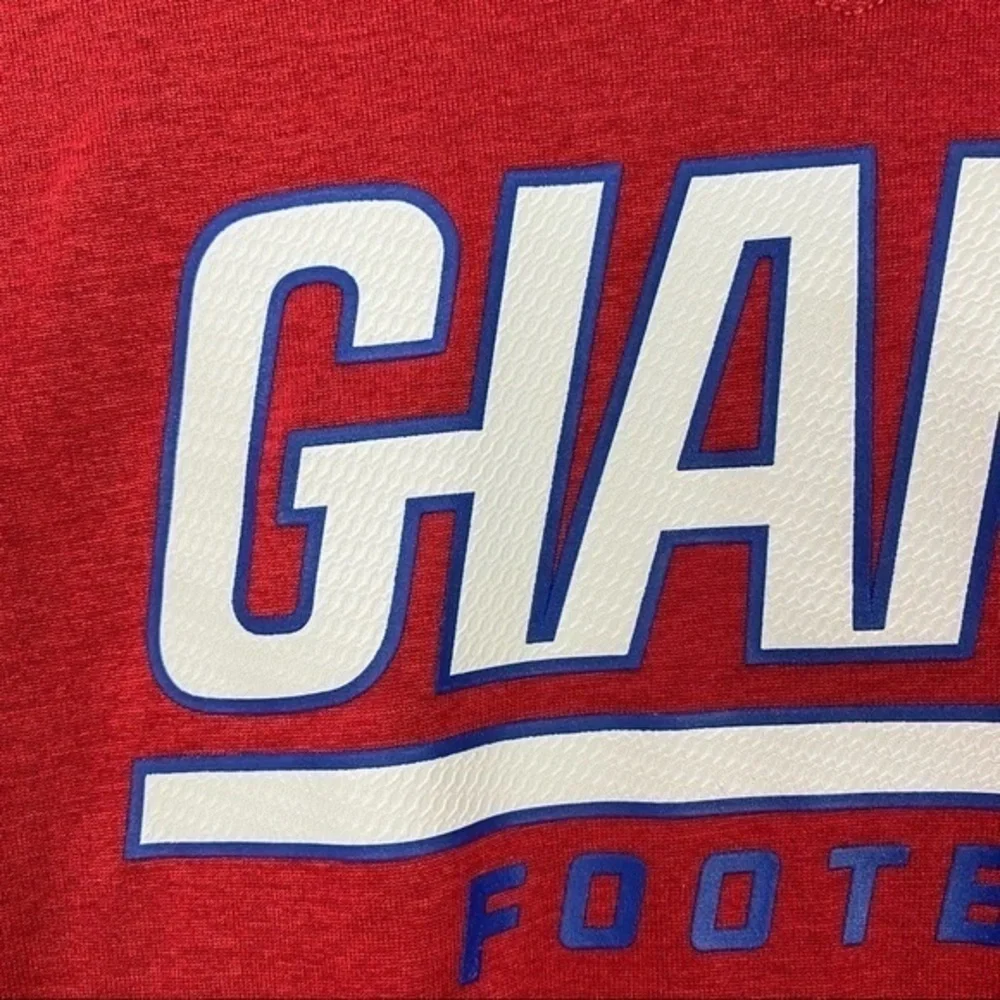 Nike NFL Giants Dri-Fit Red‎ V-Neck Short Sleeve Tee