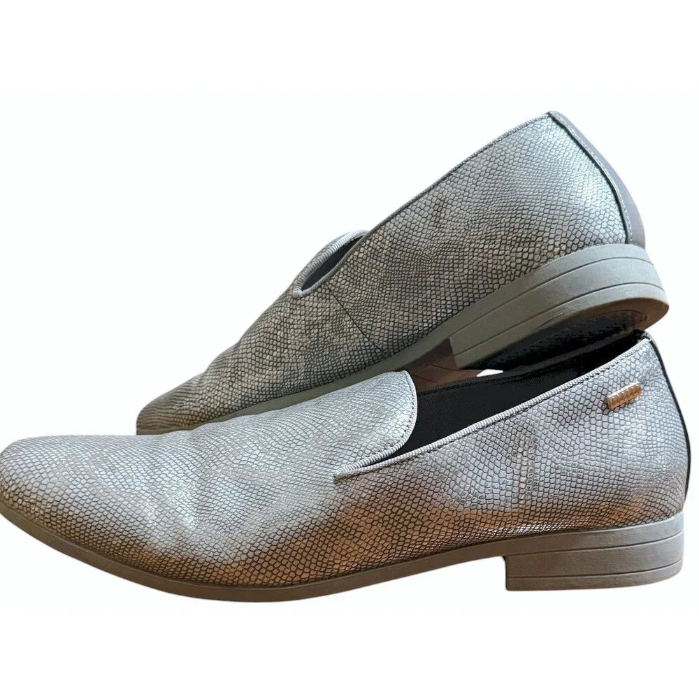 Uubaris Silver Faux Snake Loafers Slip On Dress Tuxedo Shoes Going‎ Out Mens 13