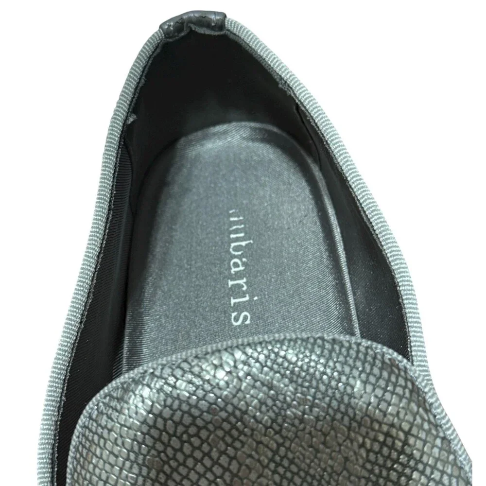 Uubaris Silver Faux Snake Loafers Slip On Dress Tuxedo Shoes Going‎ Out Mens 13
