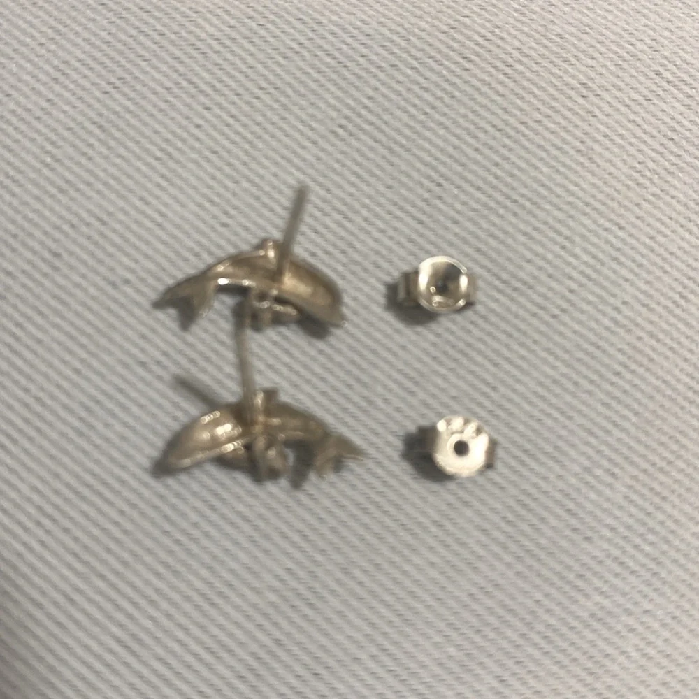 925 Dolphin Earrings metal 925