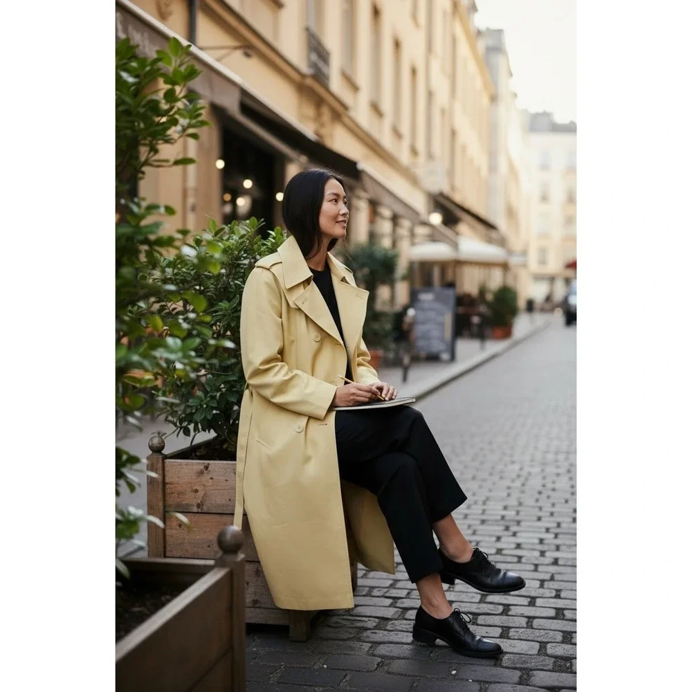 Vintage pale yellow