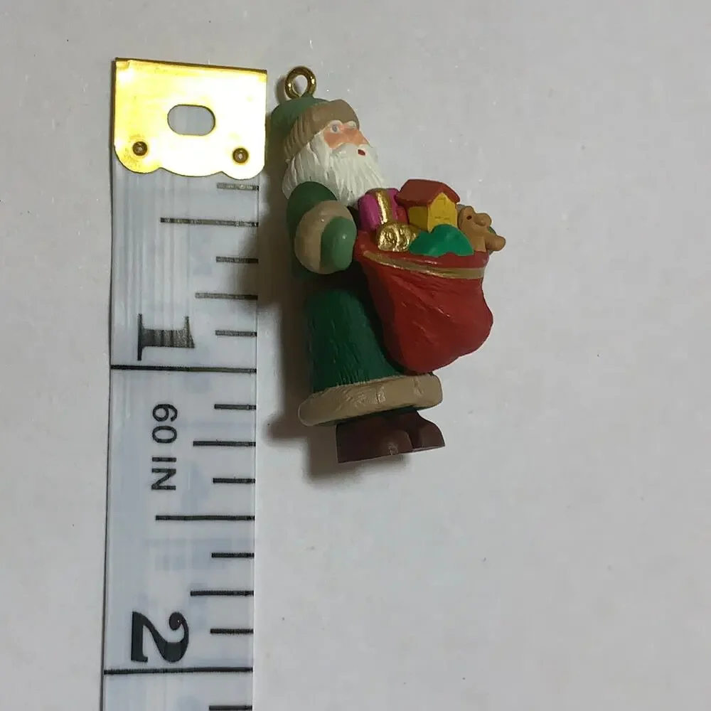 Hallmark KeepSake Miniature Ornaments 3‎ Each: Santa Tin Car Tweety