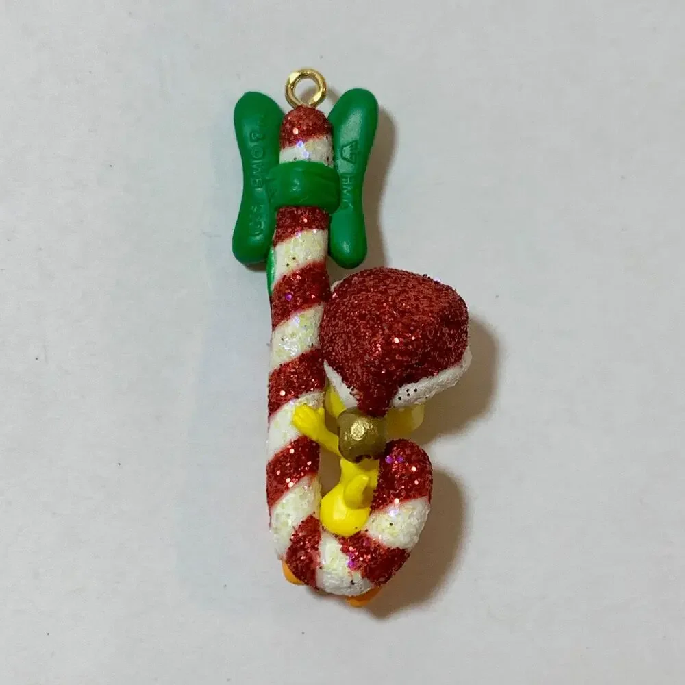 Hallmark KeepSake Miniature Ornaments 3‎ Each: Santa Tin Car Tweety