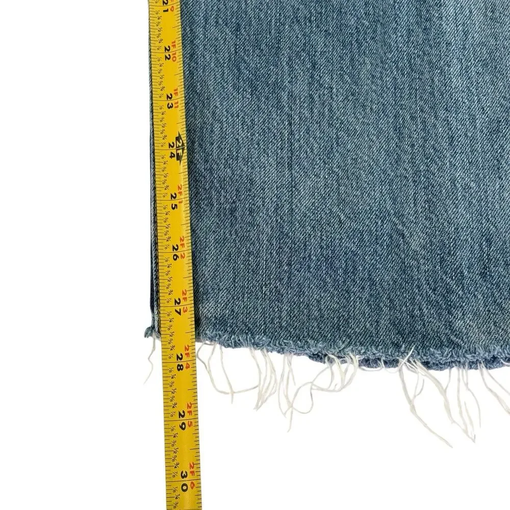 GRLFRND Devon Jeans 31 In My Mind Boyfriend High Rise Button Fly Cotton USA