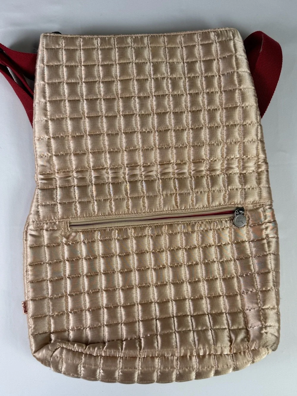 Puma quilted champagne