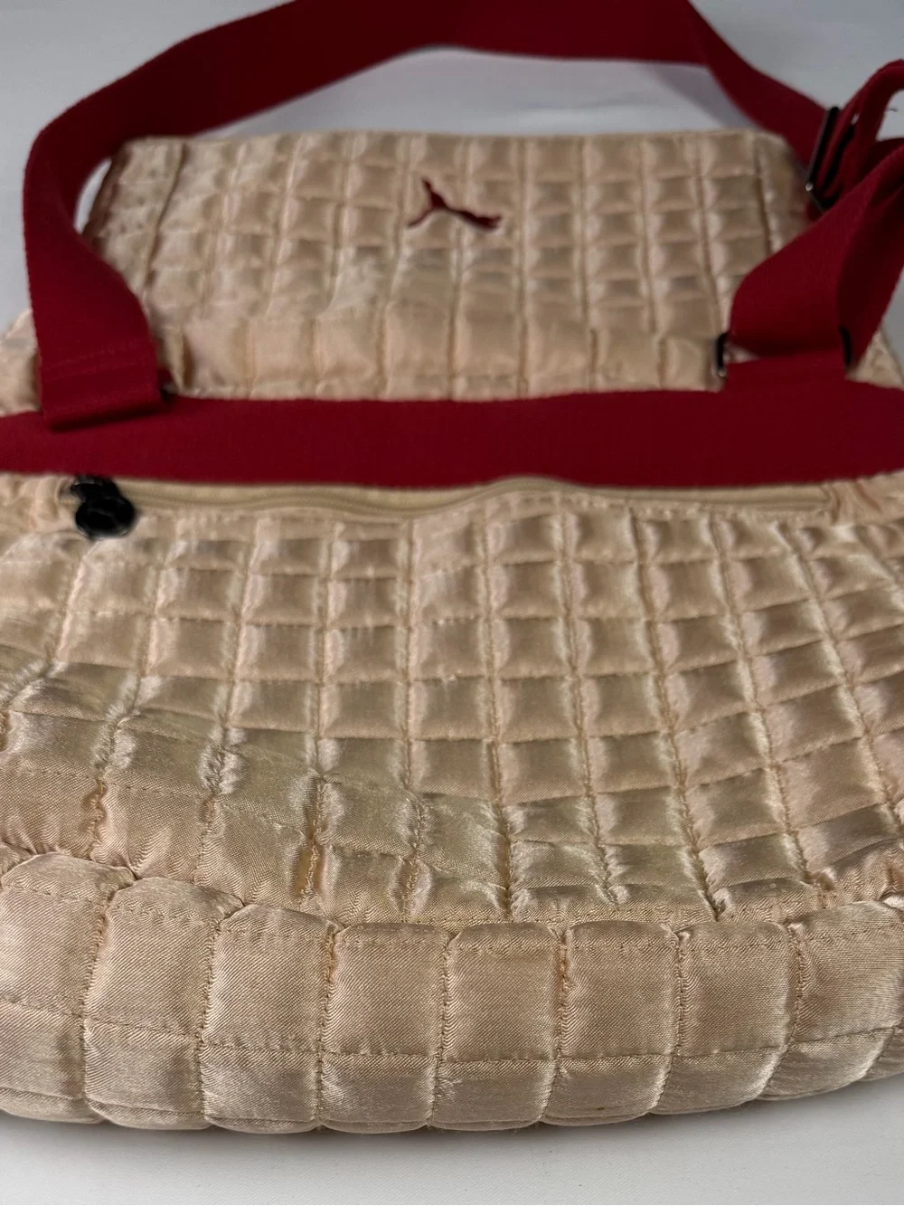 Puma quilted champagne