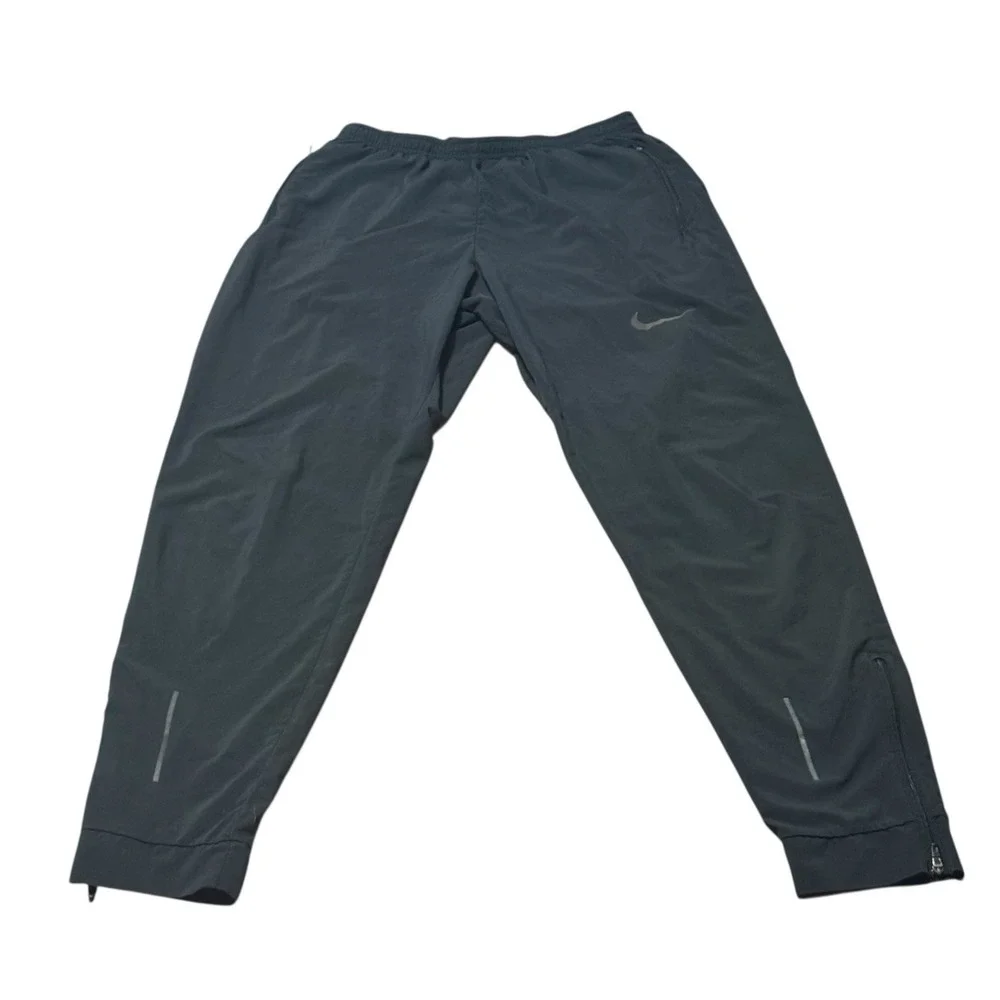 Nike‎ Flex Essential Running Pants Black Zip Ankle Men's Size Small