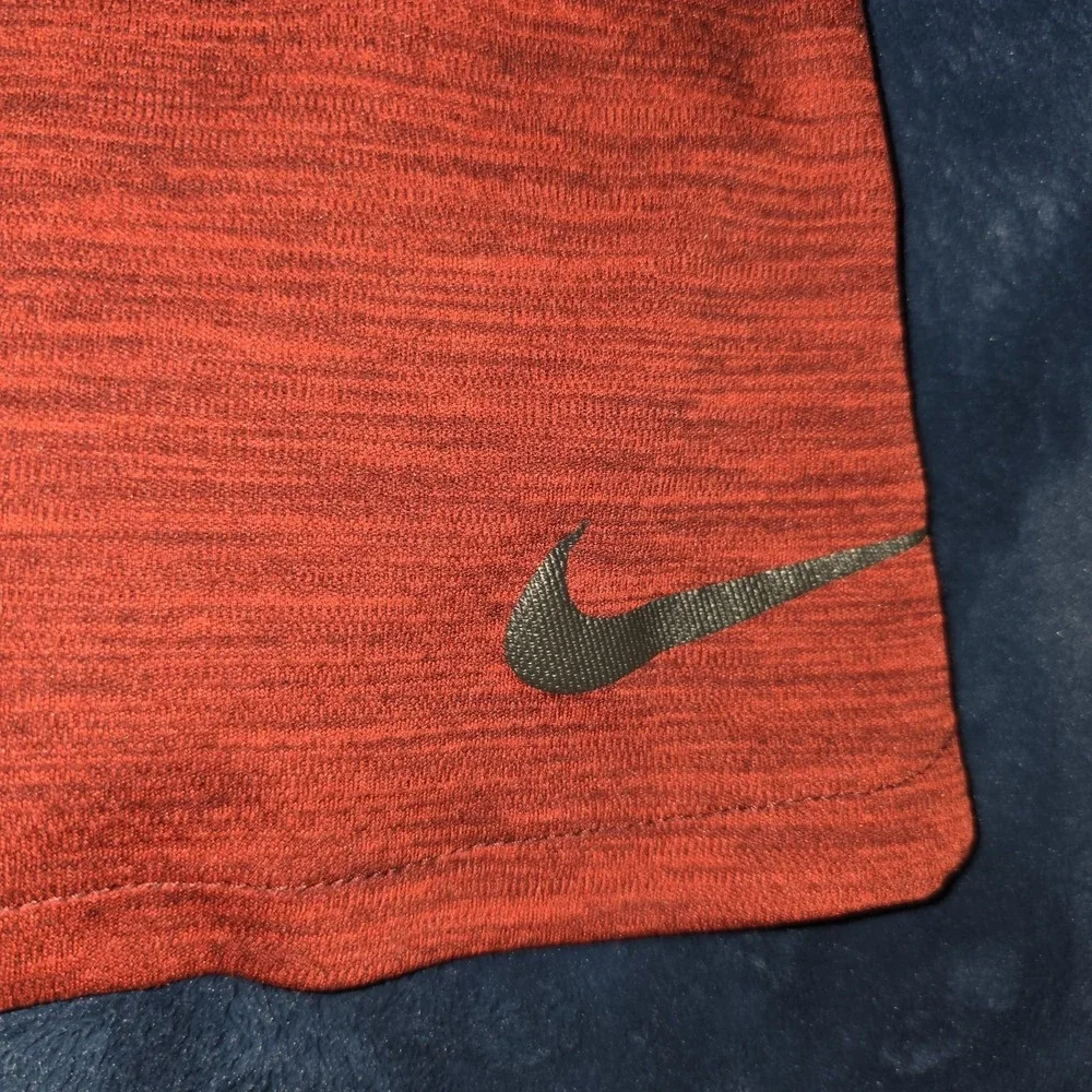 Mens Nike Flex Knit Shorts Size Large Red Swoosh Basketball Athletic Running Gym