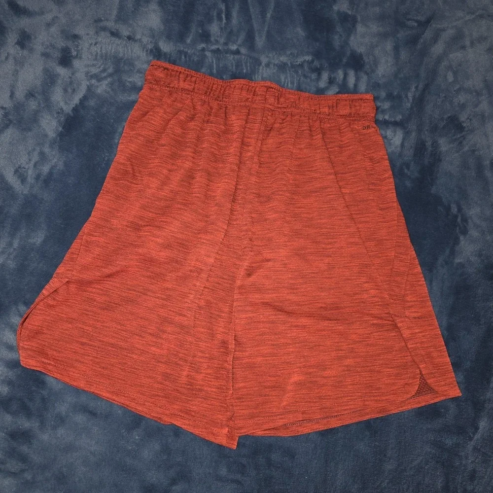 Mens Nike Flex Knit Shorts Size Large Red Swoosh Basketball Athletic Running Gym