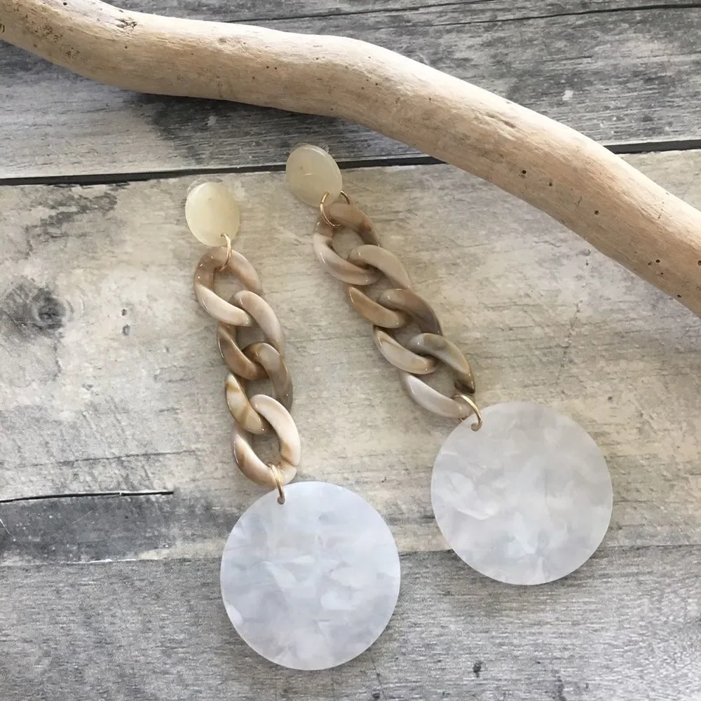 N/A firm chain earrings