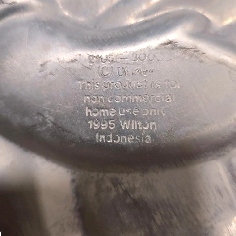 Vintage Wilton Scooby Doo Barney Winnie Pooh Cake Pan Lot of 3- 1990s‎ Aluminum