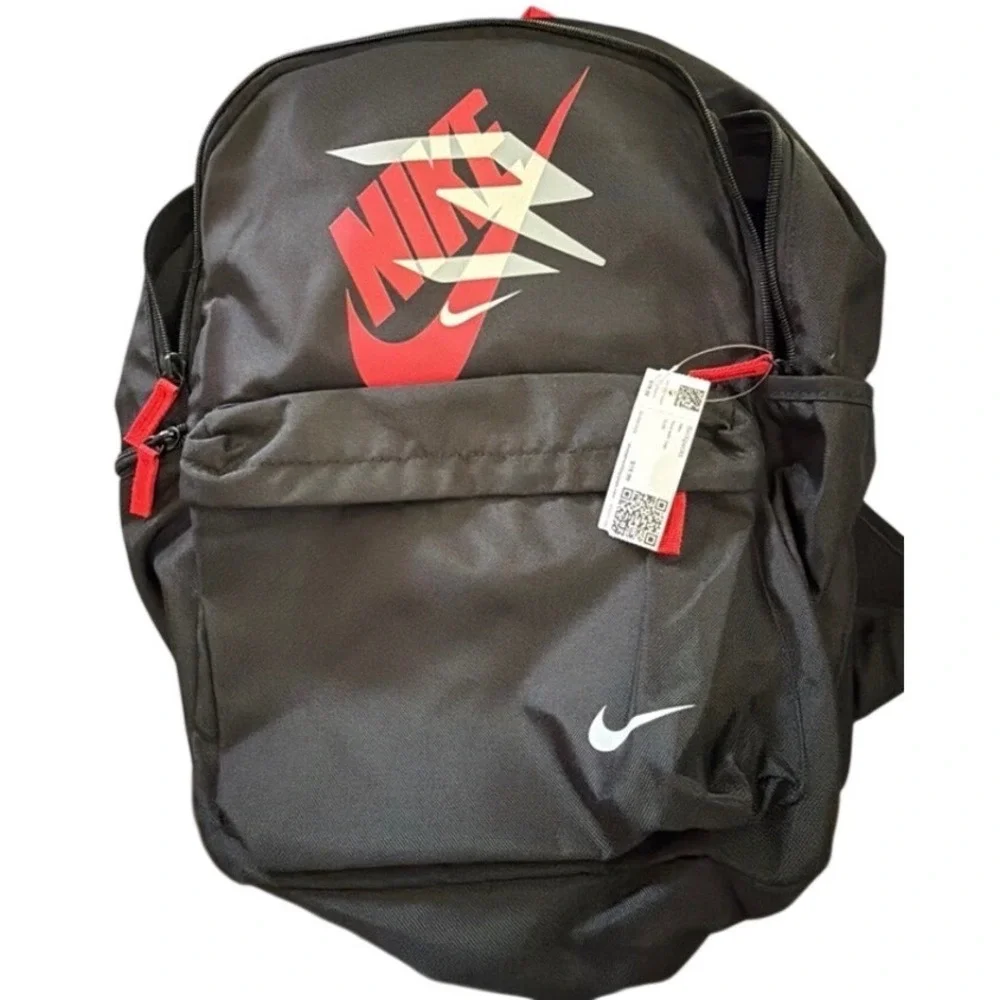 Nike Backpack 3BRAND Russell Wilson Large Black Action Red New NWT