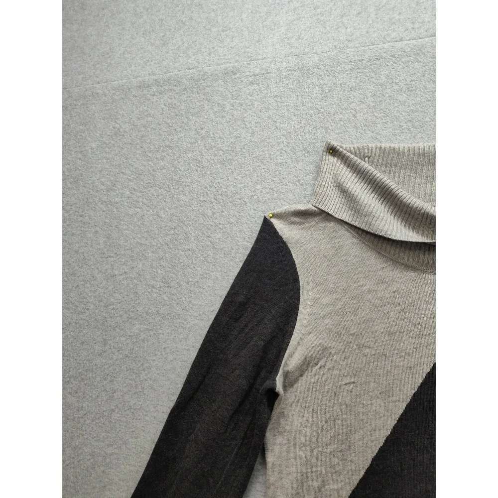 Context Women Sweater XL Multicolor Cowl Neck Long Sleeve‎ Pullover Outdoor