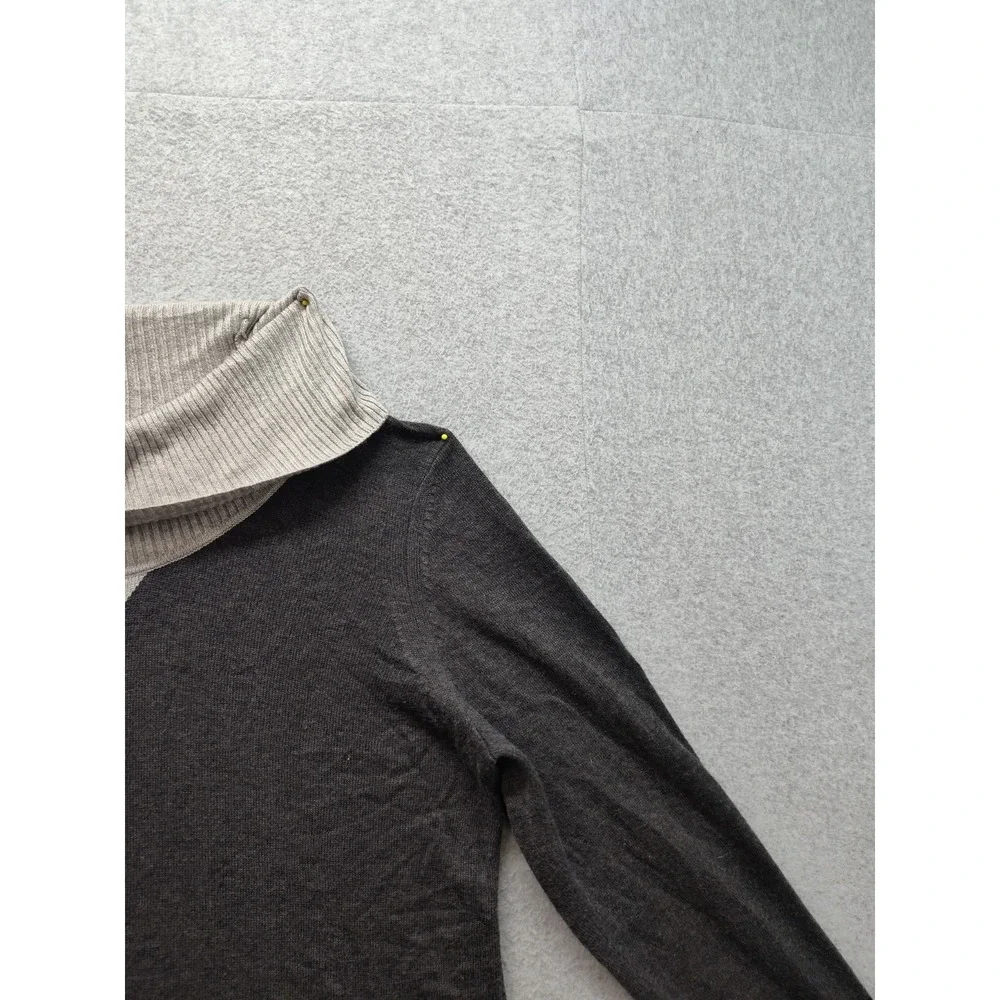 Context Women Sweater XL Multicolor Cowl Neck Long Sleeve‎ Pullover Outdoor