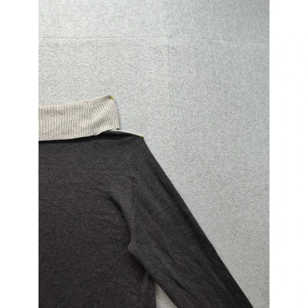 Context Women Sweater XL Multicolor Cowl Neck Long Sleeve‎ Pullover Outdoor