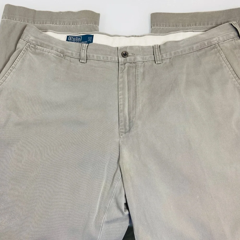 Polo Ralph‎ Lauren Preston Pants Men's 40x32(ACT31) Cotton Casual Chino Taupe