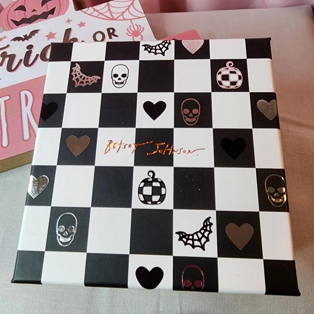 Betsey Johnson Punk N Spice Ghost Drop Earrings