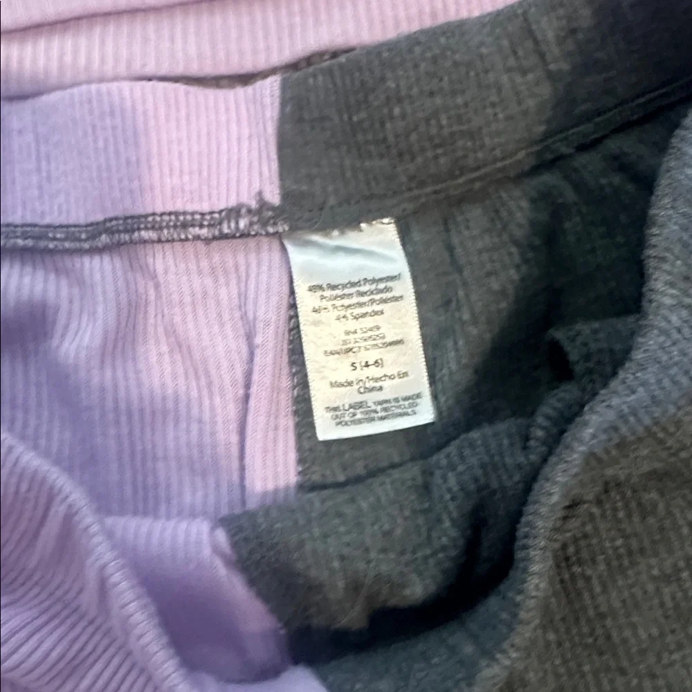 Lilac and Gray Colorblock Lounge Set x