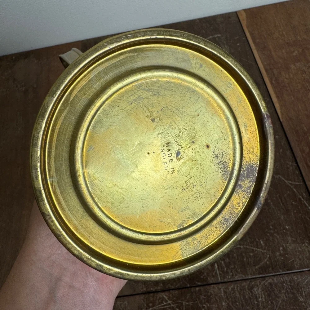 Vintage brass metal