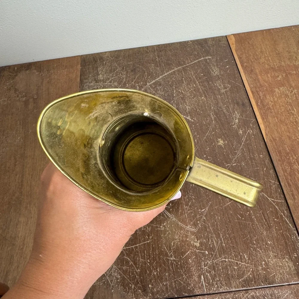 Vintage brass metal