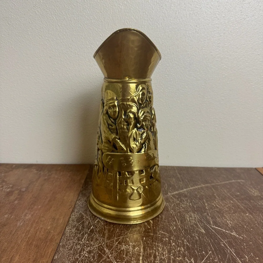 Vintage brass metal