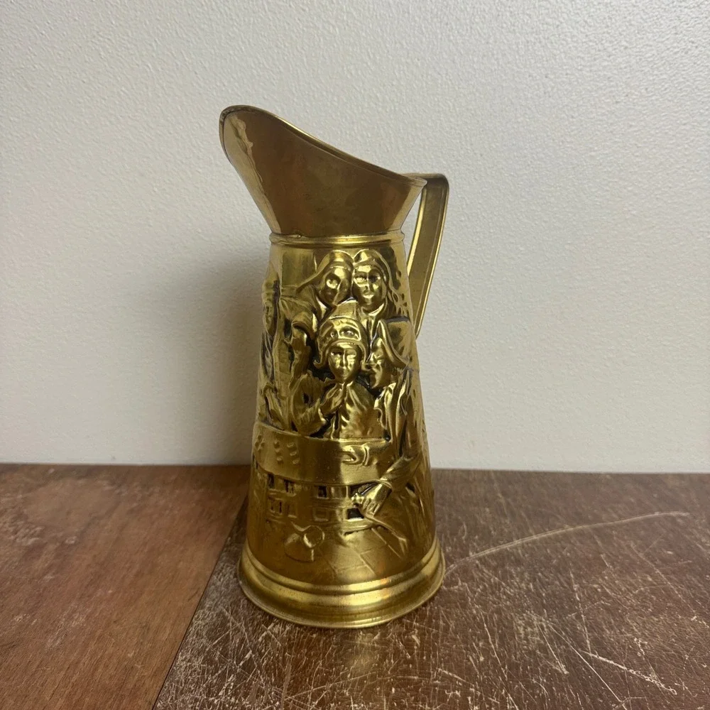 Vintage brass metal