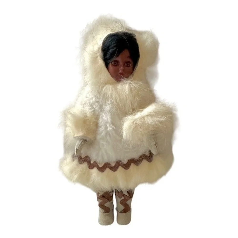 Vintage Alaska Inuit Girl Doll 8