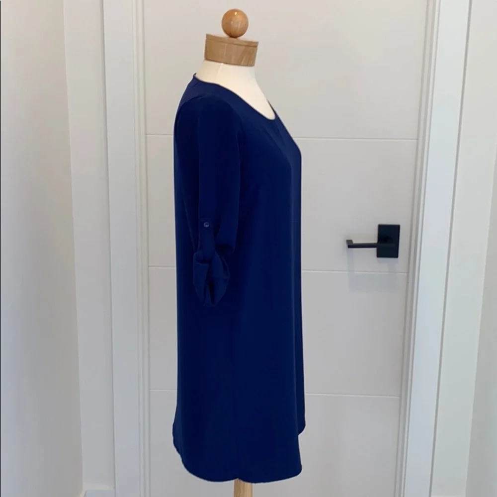 RSVP Navy Shirt Dress Small