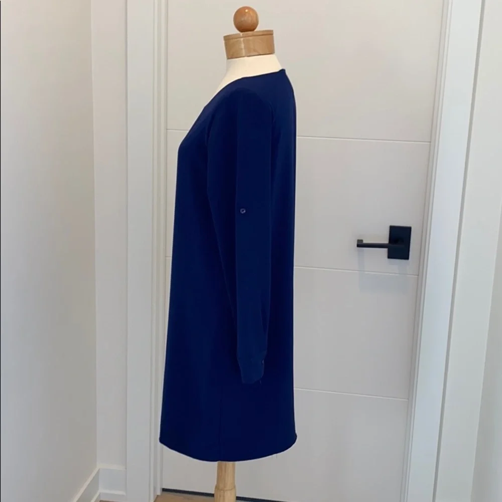 RSVP Navy Shirt Dress Small