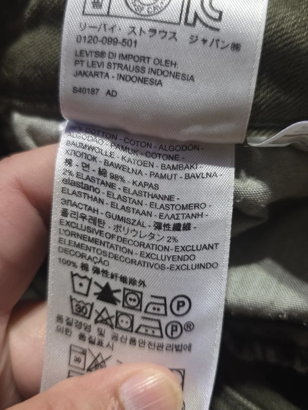 Levis 535 super