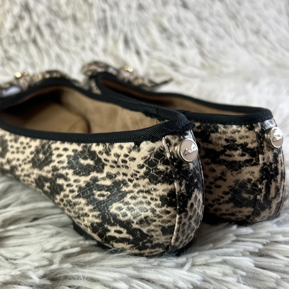 Circus Sam Edelman Wonderlast Ballet Flats Women 6 Extra Foam‎ Animal Print Bow