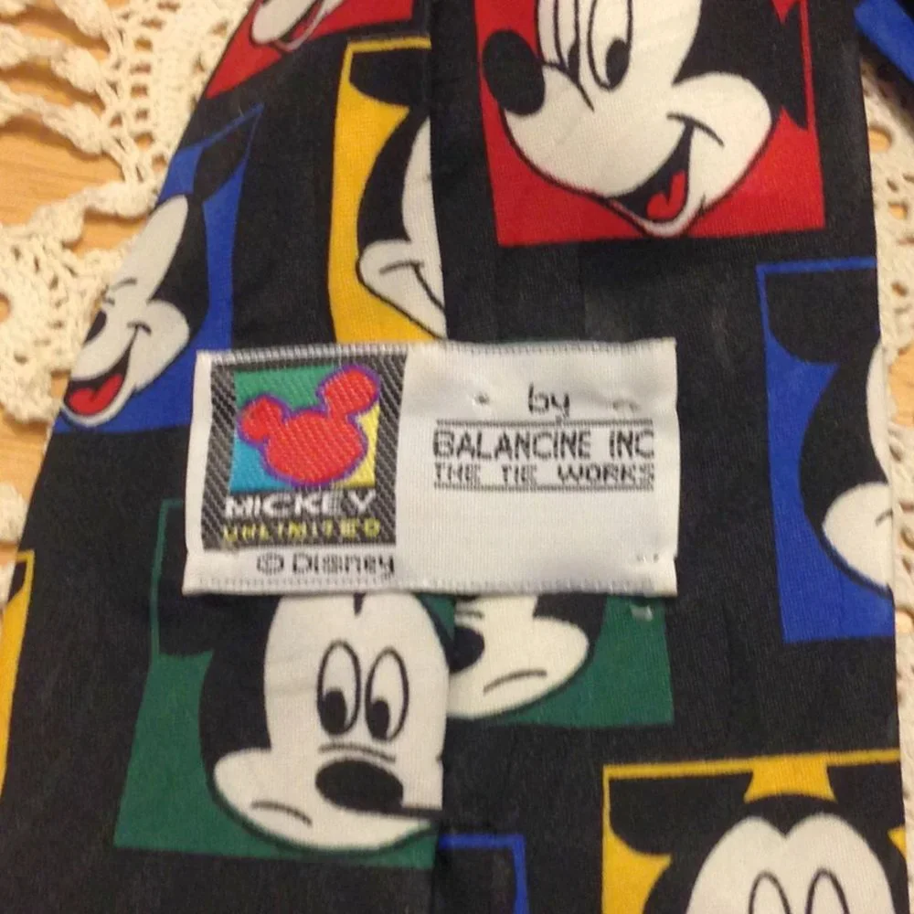 Mickey Mouse Unlimited Disney necktie by Balancine, Inc. USA Made