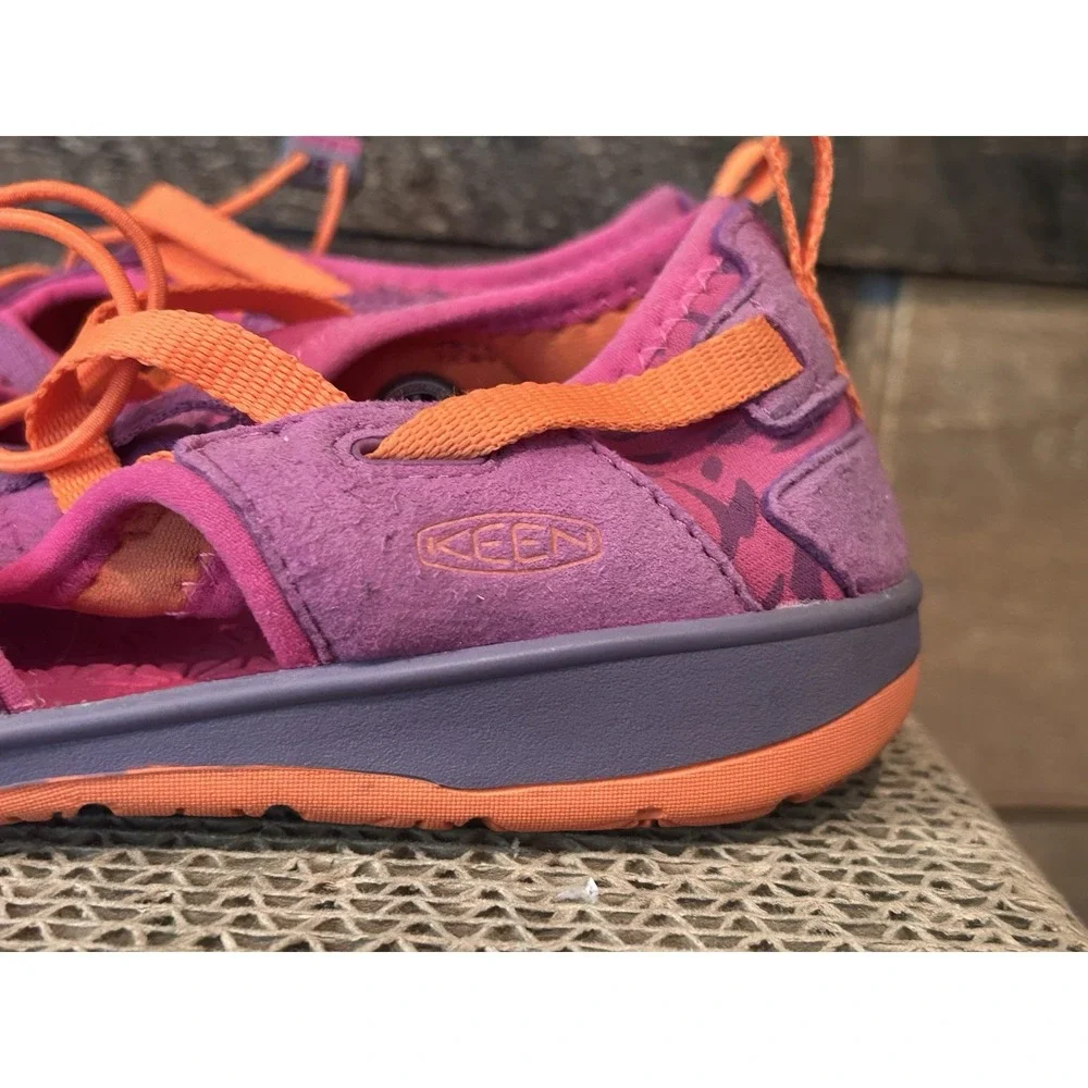 Keen‎ Moxie Sandals Purple /Orange Washable Shoes 5  Girls