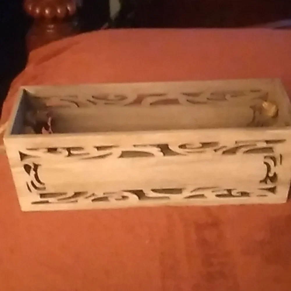 Wooden Box with Handles