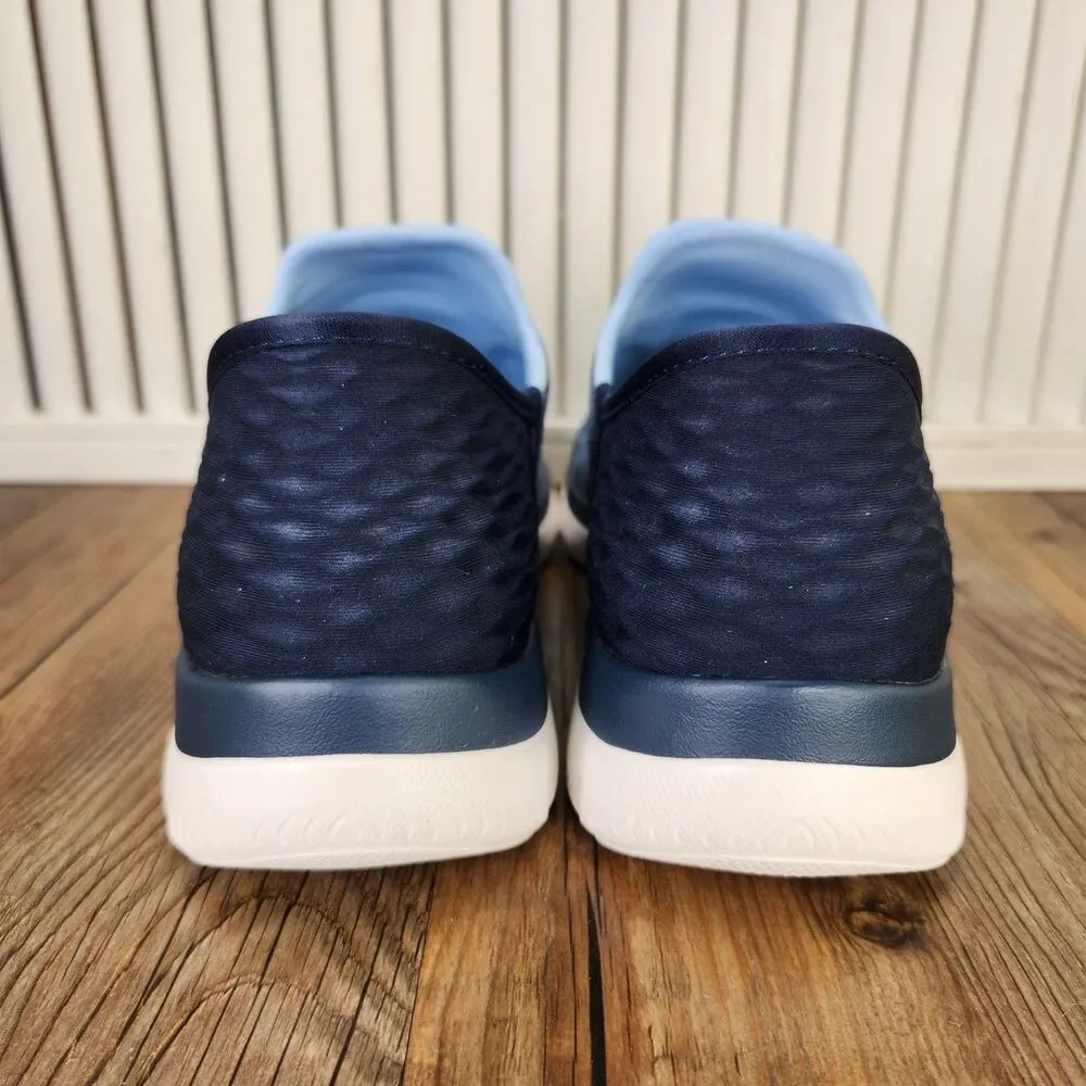 Skechers Slip-Ins Summits Dazzling Haze Hands Free Shoes Womens Sz 8 Blue 149937