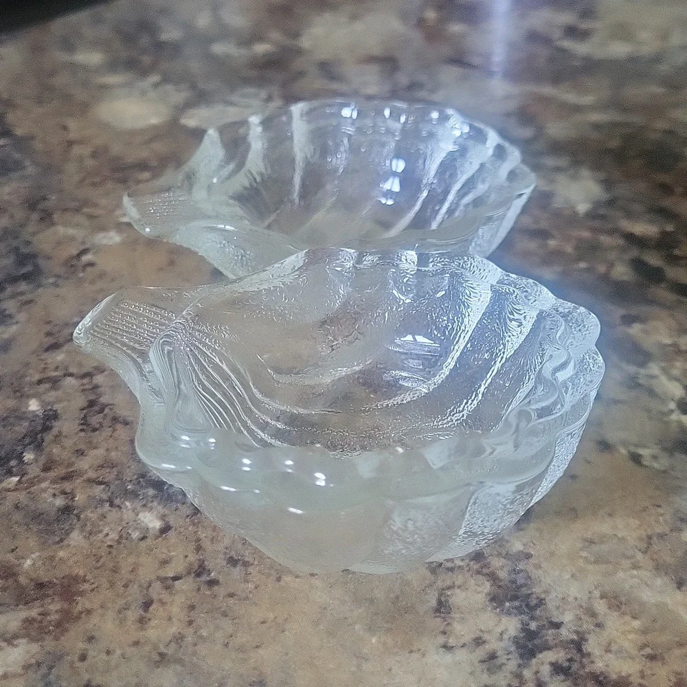 Vintage clear glass