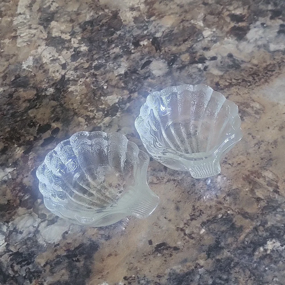 Vintage clear glass