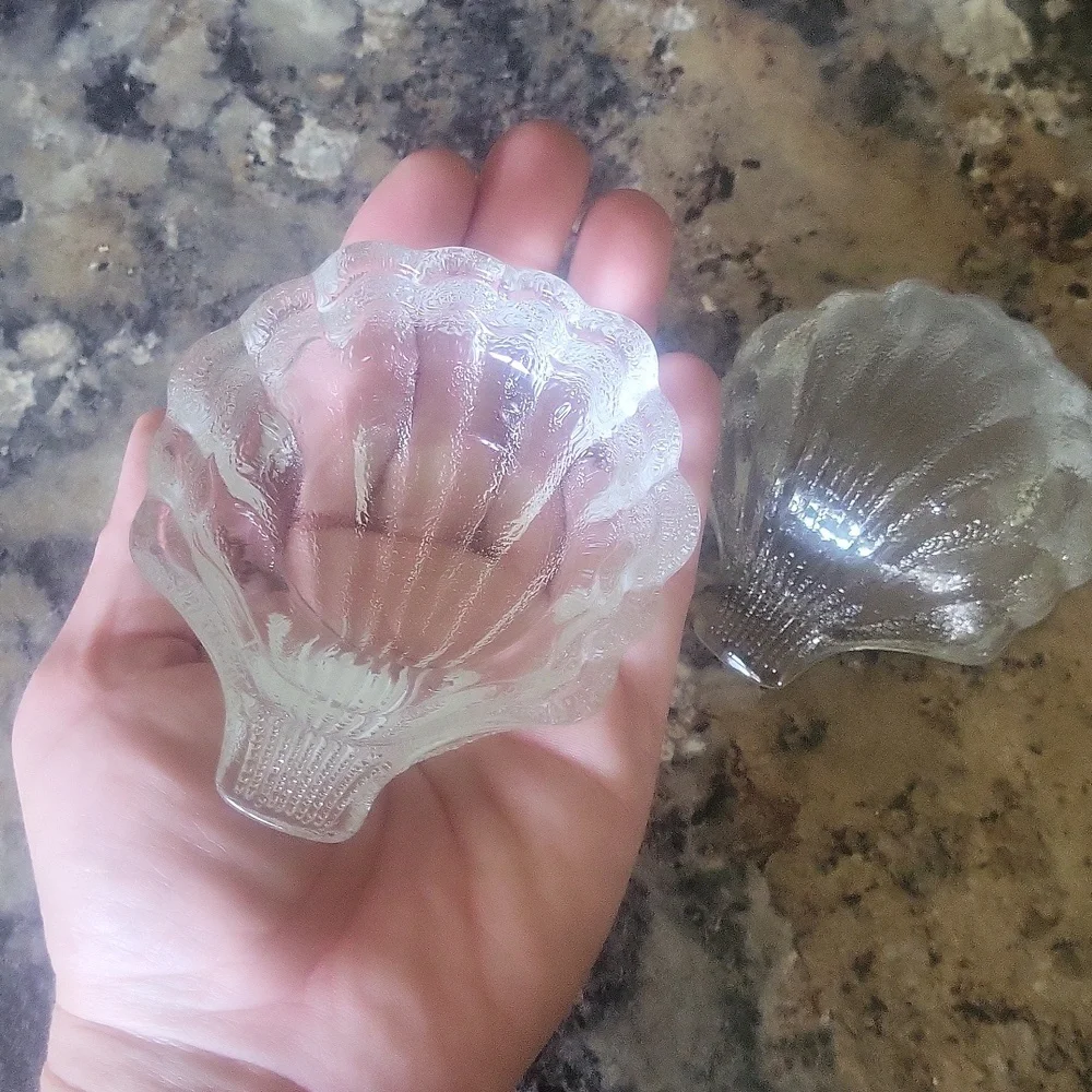 Vintage clear glass