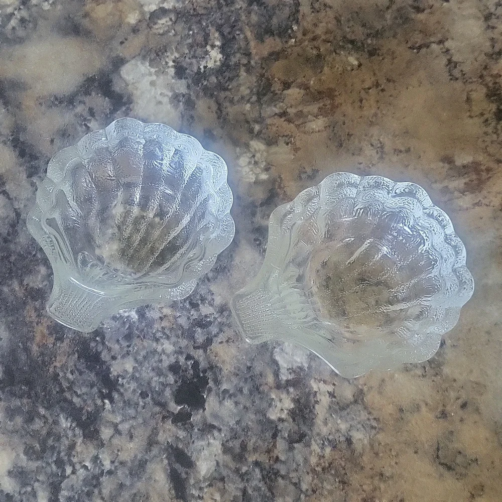 Vintage clear glass