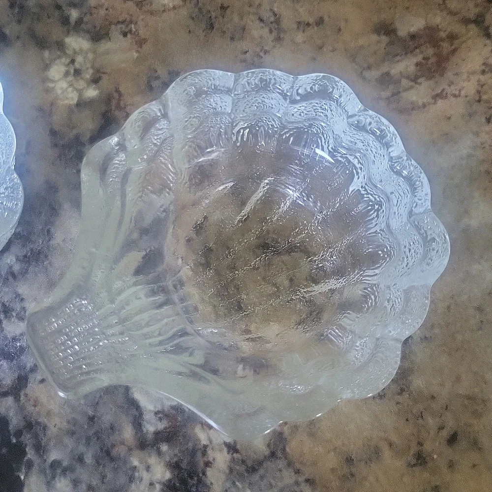 Vintage clear glass