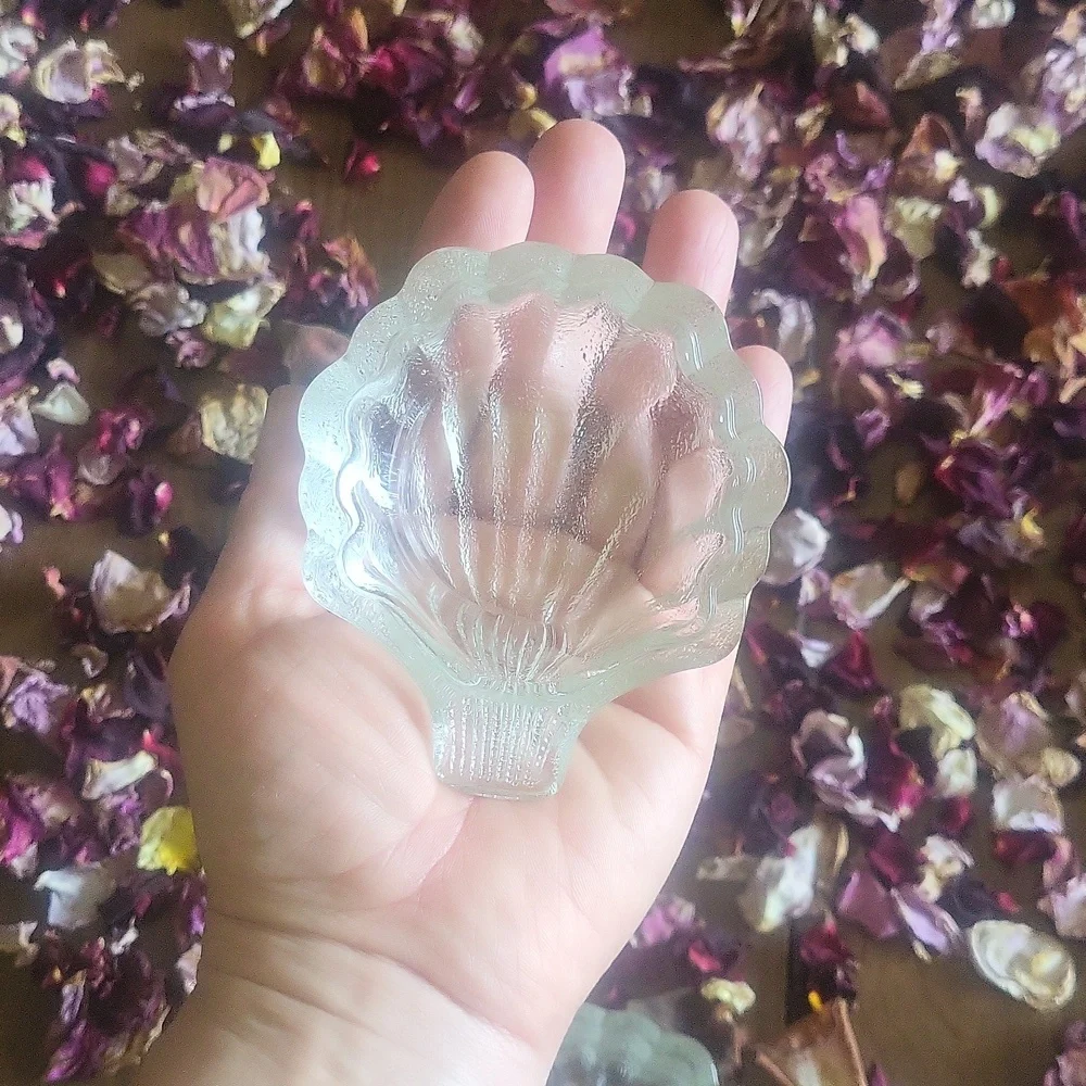 Vintage clear glass