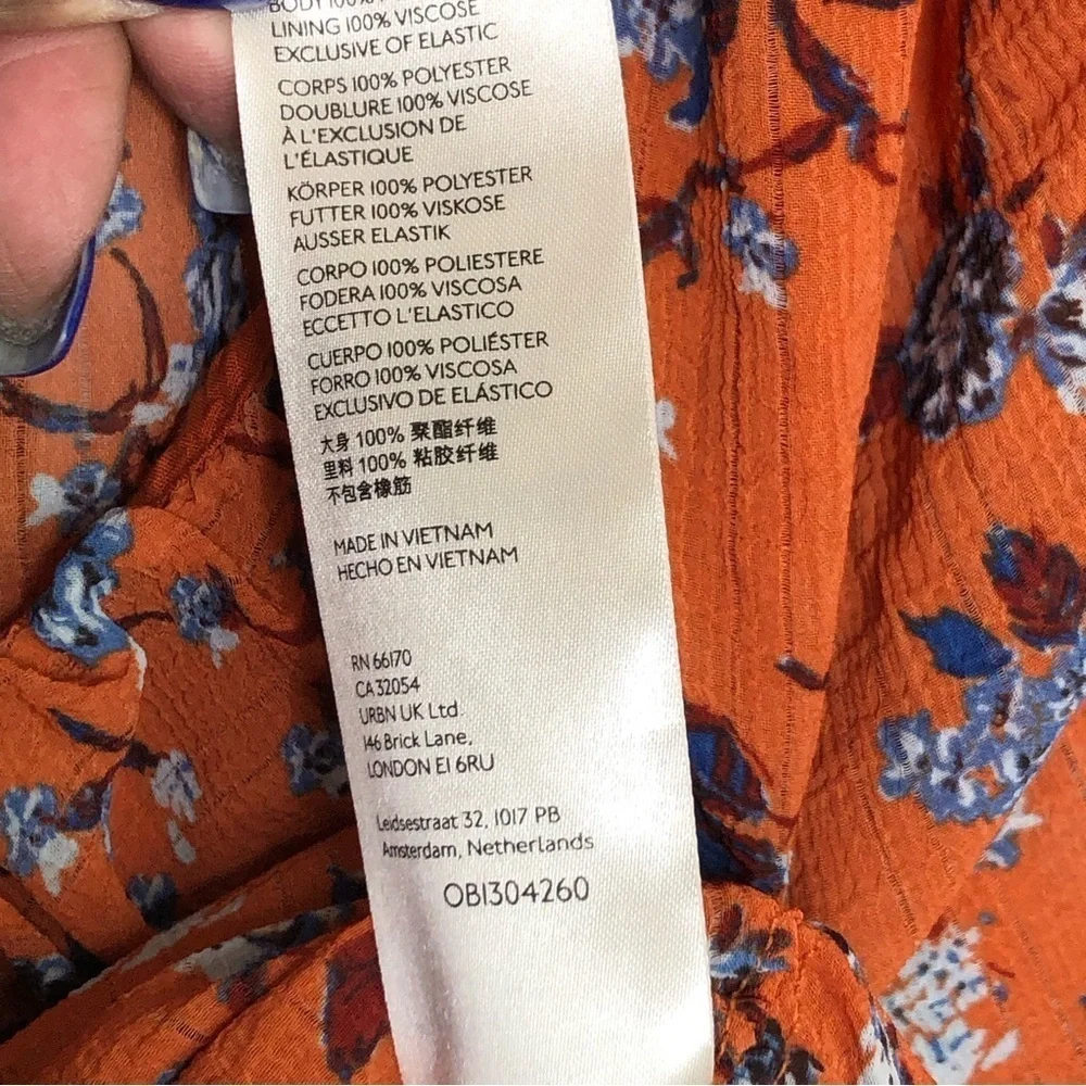 FREE People Blusa final rose floral, V-neck flowers