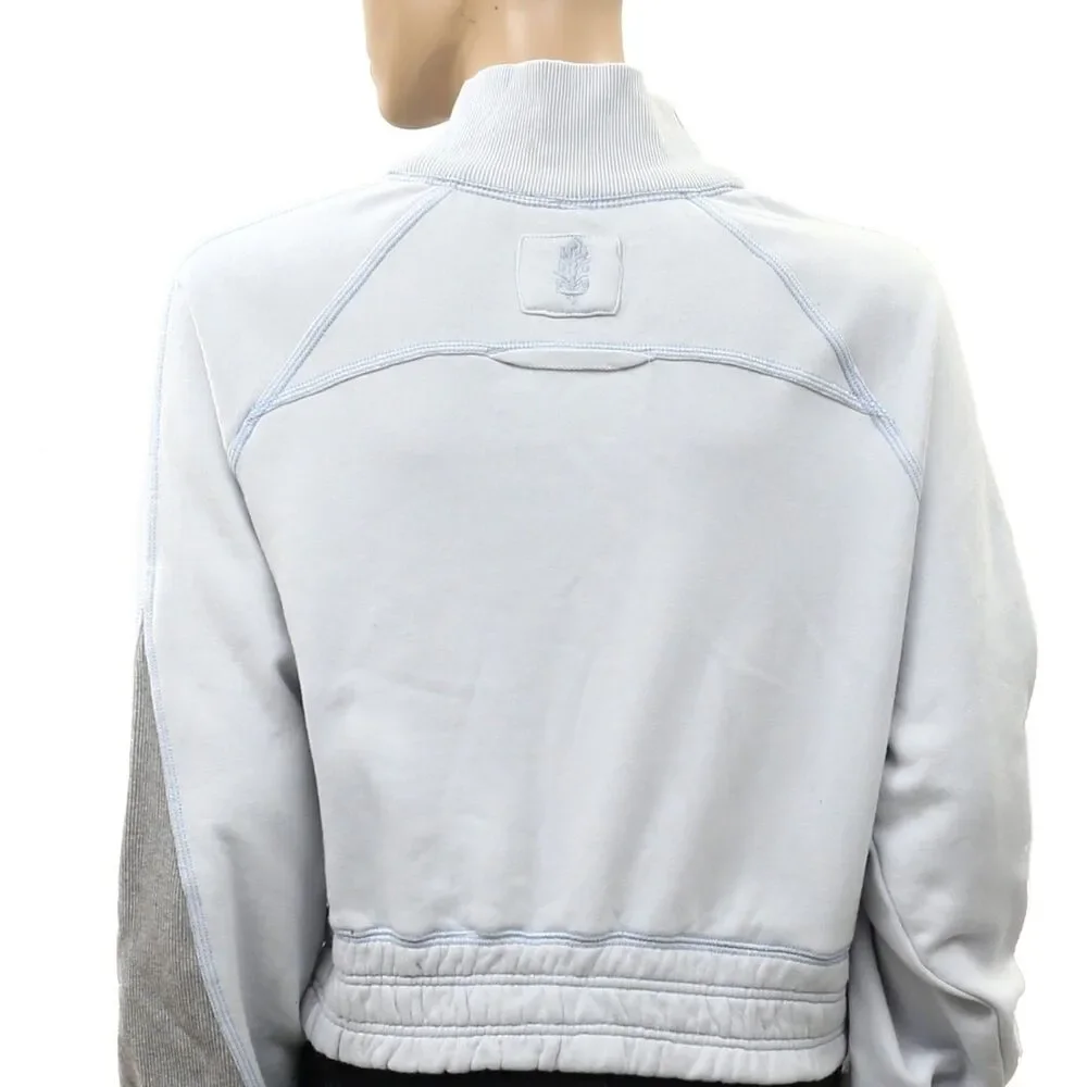 Free People FP Movement Out Of The Park Pullover Sweatshirt Cropped Top S 288893