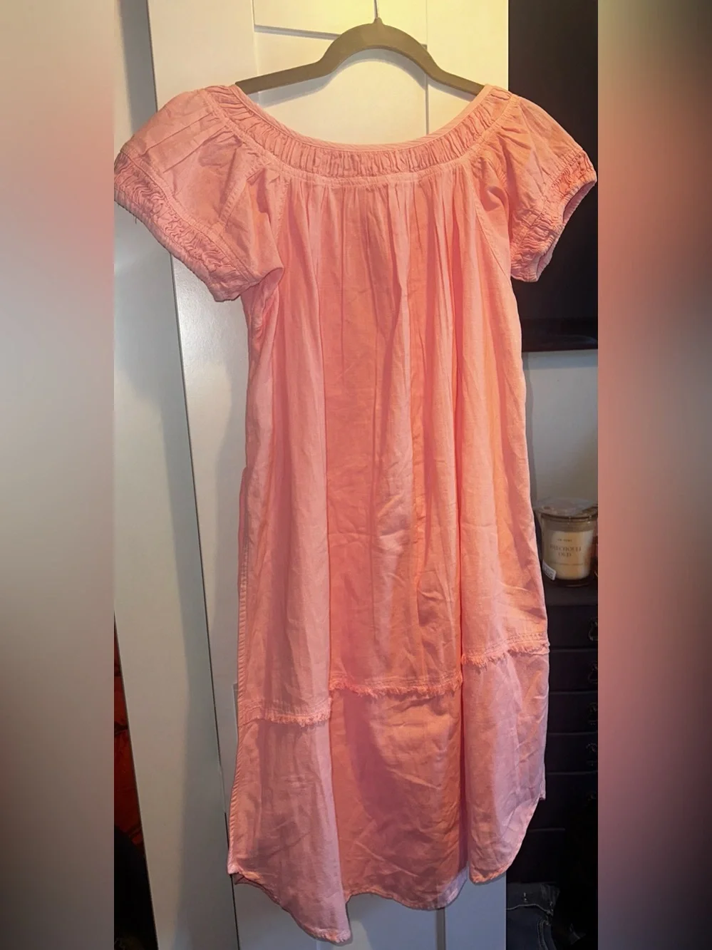NWT FREE PEOPLE Fayre Midi Top- Pink Lemon  $128 MSRP