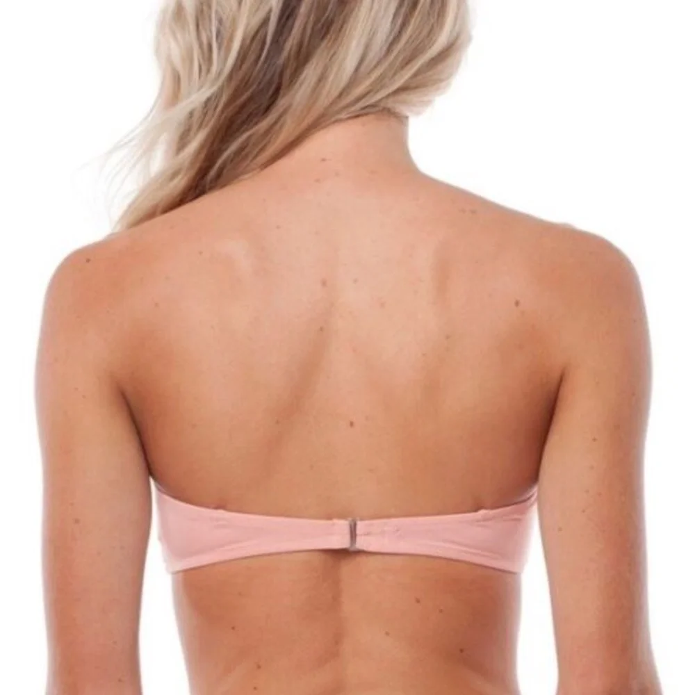 NWT $45 Rhythm. [ Small ] My Bandeau‎ Bikini Top in Flamingo Pink