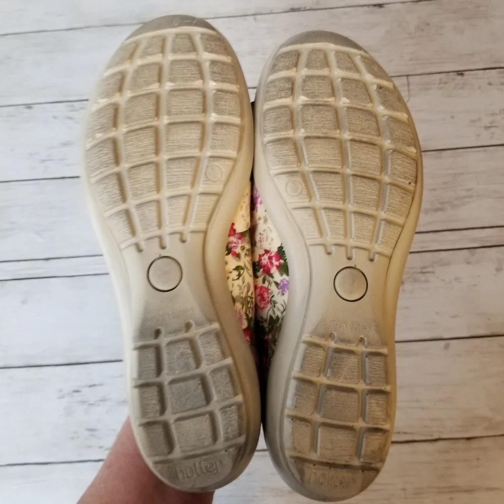 Hotter Comfort Concept Jewel Floral Bow Slip On Ballet Loafers