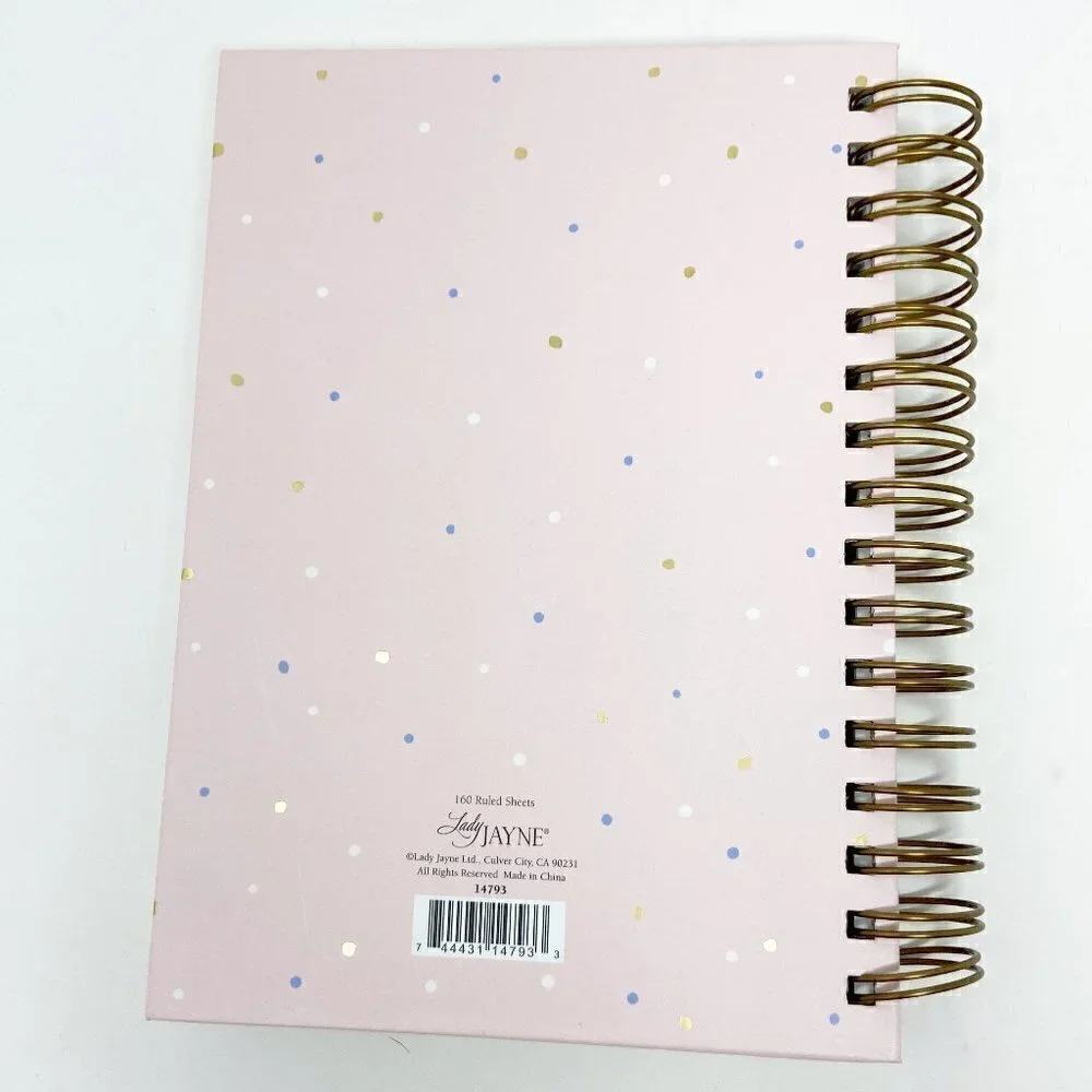 LADY JAYNE | Life is better with a Cat Spiral Bound Journal Pink