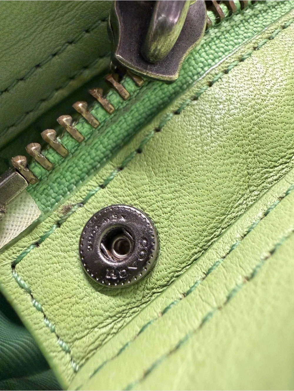 Coach croc embossed