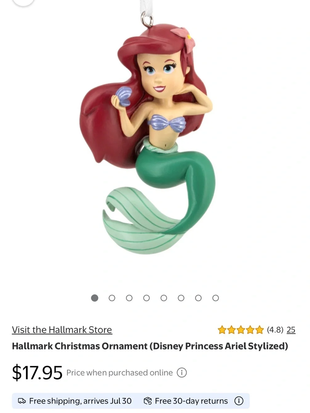 Hallmark stylized ariel